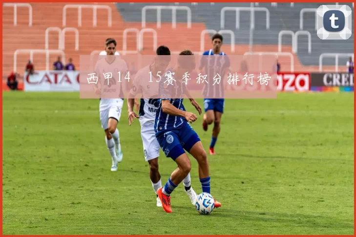 西甲14–15赛季积分排行榜